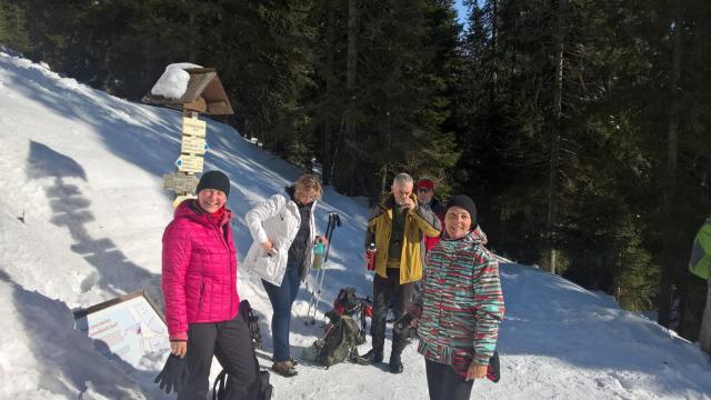 Zimní přechod - Údolím Bílé Opavy  10.2.2019 