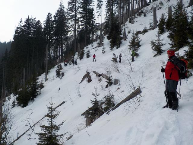 Zimní přechod - Údolím Bílé Opavy  10.2.2019 