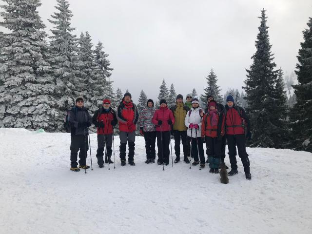 Zimní přechod - Údolím Bílé Opavy  10.2.2019 