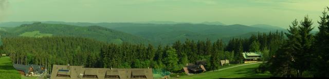 Panoráma Beskyd z Kasáren
