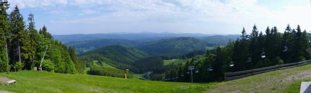 Panoráma Beskyd z Kohútky