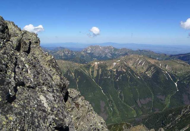 Pohled z vrcholu 
